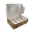Christmas Beige Cupcake Box - Holds 12