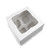 White Cupcake Box 4" Deep - Holds 4