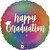 Happy Graduation Multi-Coloured Balloon - 18" Foil