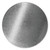 Round silver cake drum, 14 inches in diameter.
