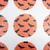 closeup of edible cake toppers - Halloween Bat