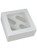 White Cupcake Box 3" Deep - Holds 4 - Box of 50