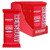 Open red box with twelve 250g Renshaw fondant inside. One block of fondant sits next to the box.