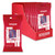 Open red box with twelve 250g Renshaw fondant inside. One block of fondant sits next to the box.
