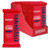 Open red box with twelve 250g Renshaw fondant inside. One block of fondant sits next to the box.