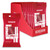 Open red box with twelve 250g Renshaw fondant inside. One block of fondant sits next to the box.