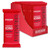 Open red box with twelve 250g Renshaw fondant inside. One block of fondant sits next to the box.