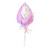 Pink, Purple Glitter & White Palm Spear Bouquet