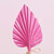 Pastel Pink Glitter Palm Spear Bouquet back view