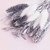 silver dried mixed flowers displayed on a pink background
