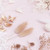 Gold & White dried mixed flowers displayed on a pink background