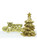 Gold Tree Topper & Merry Christmas Motto