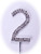 Diamante Number on Stem - 2