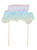 Eco Rainbow Happy Birthday Cake Topper