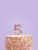Metallic Rose Gold Number Candle - 5
