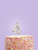 Metallic Silver Number Candle - 4