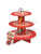 Football Cupcake Stand in Red