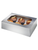 Metallic Silver Cupcake Box - Holds 6 Cupcakes