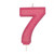 Pink Sparkle Number Candle - 7