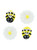 Bee and Daisy - Edible Decorations - Pack of 12
