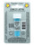 A tube of  Sugarflair FROZEN BLUE Edible Lustre Dust Powder Colour in display packet