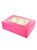 Cupcake Box - Holds 6 or 12 - Pink