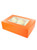 Cupcake Box - Holds 6 or 12 - Tangerine