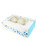 Cupcake Box - Holds 6 or 12 - Teal Confetti