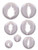 FMM Cutter - Poinsettia Set of 7