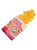 packet of FunCakes Yellow Deco Melts with melts coming out