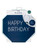 Ginger Ray - Mix it Up - Happy Birthday Paper Plates - Navy & Light Blue