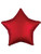 Satin Luxe Star - Sangria Red Balloon - 19" Matte Foil