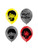 6 Harry Potter Character Latex Balloons