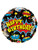 Helium Filled - Happy Birthday - Super Hero Black Balloon - 18" Foil