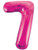 Pink Foil 34" Balloon - Number 7