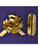 Quick Pull Cupcake Bouquet Bow 18mm - Metallic Gold