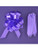Quick Pull Cupcake Bouquet Bow 18mm - Purple