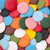 collection of all coloured candy buttons