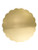 PME Mirror Cake Card - Scallop - Gold 8" - Pack of 3