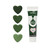Racing Green ProGel food colouring tube with sugarpaste swatches