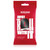 A 250g block of jet black Renshaw fondant icing in red packaging