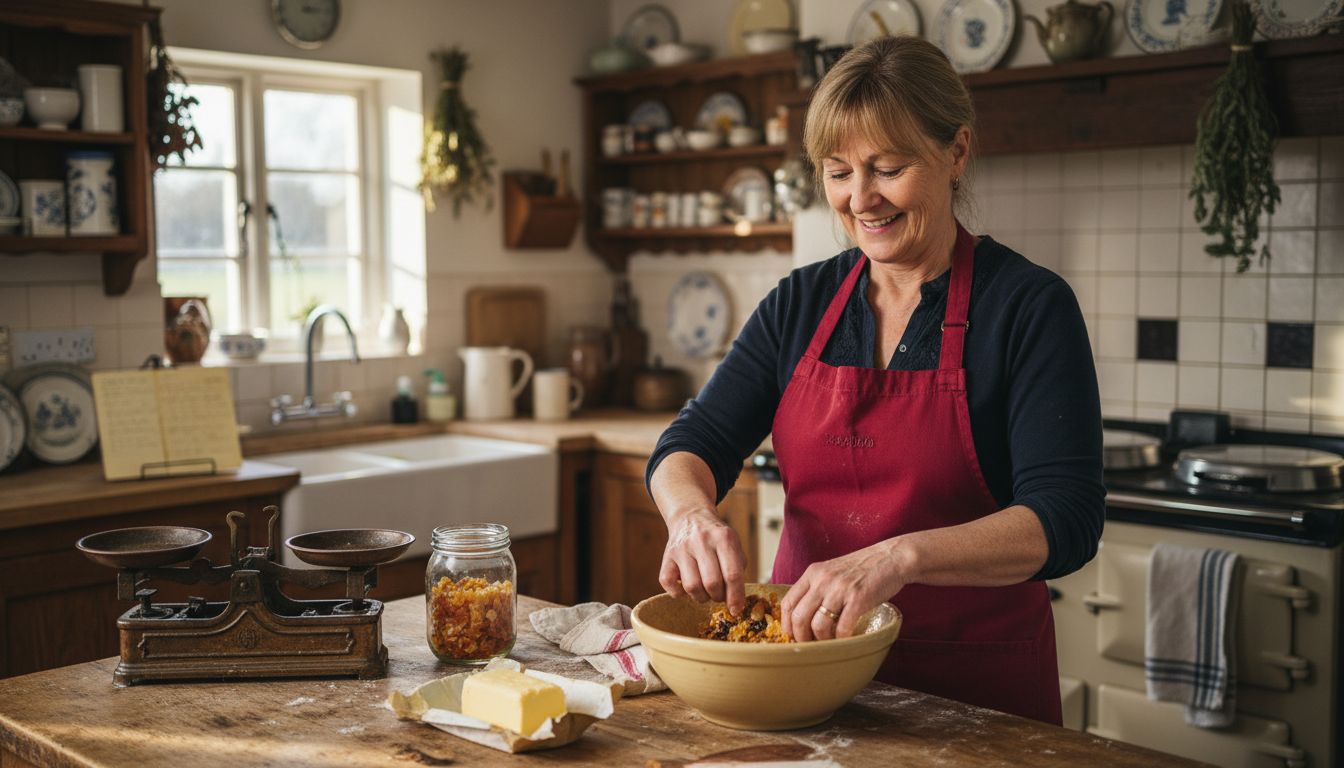 How to Bake and Decorate a Traditional Christmas Cake - The Vanilla Valley
