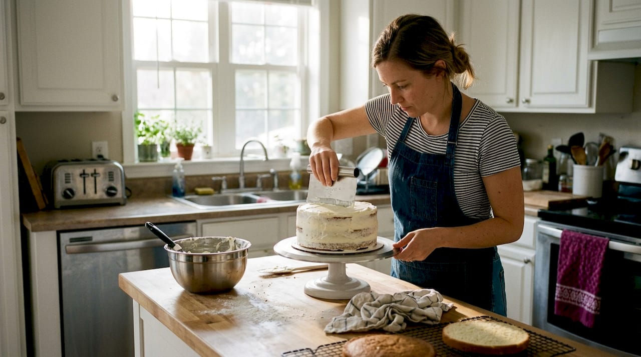 How to instantly make your cakes look more professional - The Vanilla ...