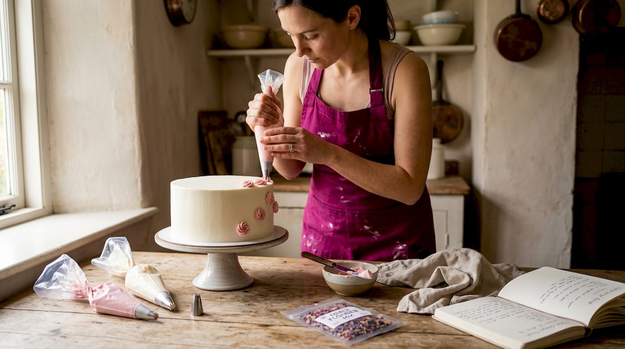 How to attach cake decorations securely every time - The Vanilla Valley