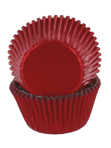 Cupcake Liners Foil Red - Evil Cake Genius