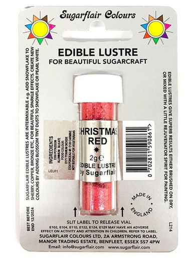 Sugarflair Silver Sparkle Edible Lustre Dust, Add A Lustrous Shine To