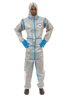 International Enviroguard 7315GT-L ChemSplash 2, Chemical Splash Coverall with Hood, Elastic Wrist & Ankle, Taped Seams, Elastic Back 6/cs