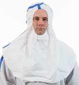 International Enviroguard W2561 W2561 ViroGuard 2, White hood, Taped Seams, Hook and Loop closure 100/cs