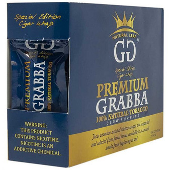 GG Premium Grabba Leaf Tobacco Blue 25Ct