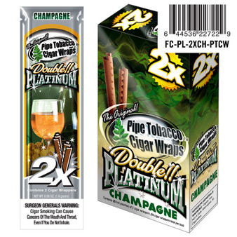 Double Platinum Blunt Wraps Champagne 25/2 Ct